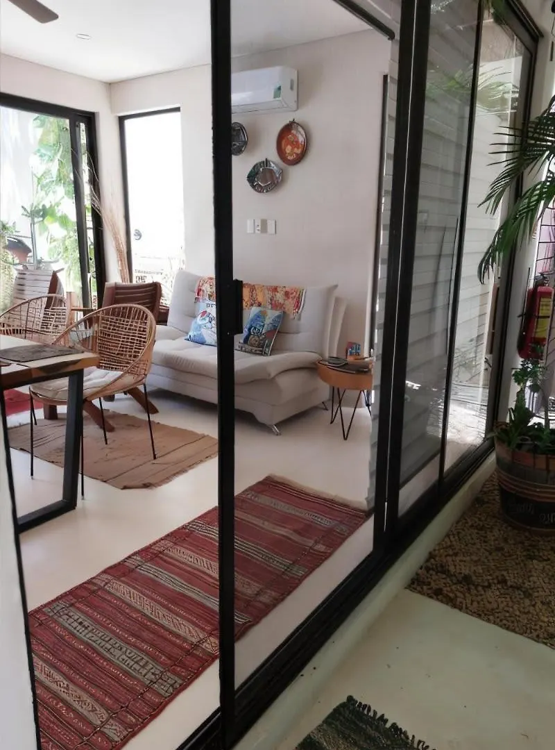 Private Yard & Cool Tub Wifi 1 Bed 3 Guest Apartment Tulum 0*,  Mexico