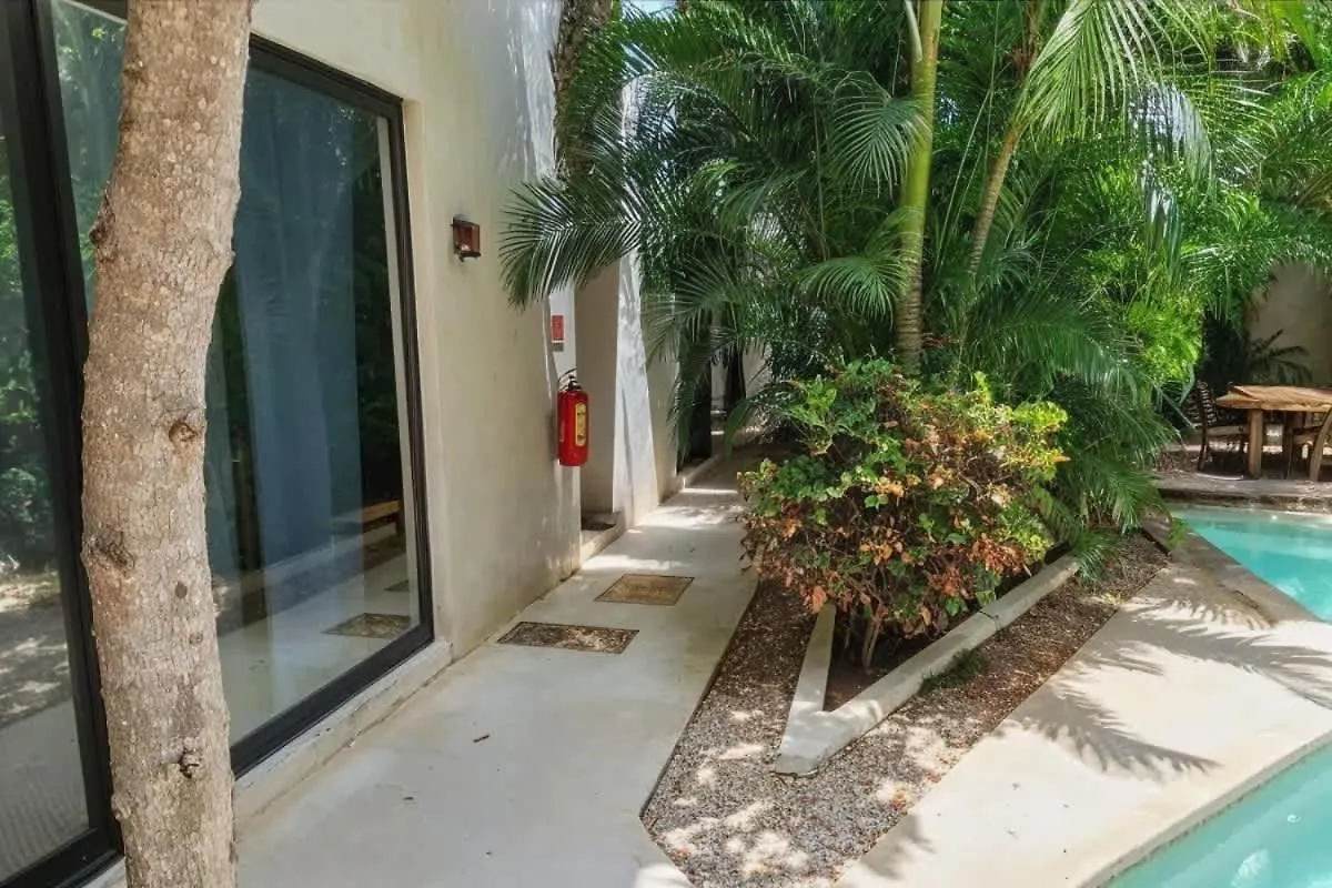 Private Yard & Cool Tub Wifi 1 Bed 3 Guest Apartment Tulum 0*,