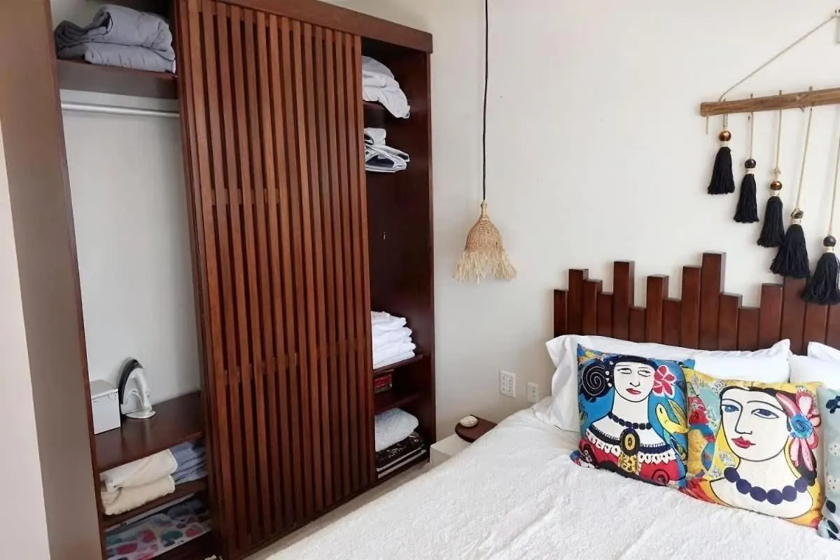 Private Yard & Cool Tub Wifi 1 Bed 3 Guest Apartment Tulum Mexico