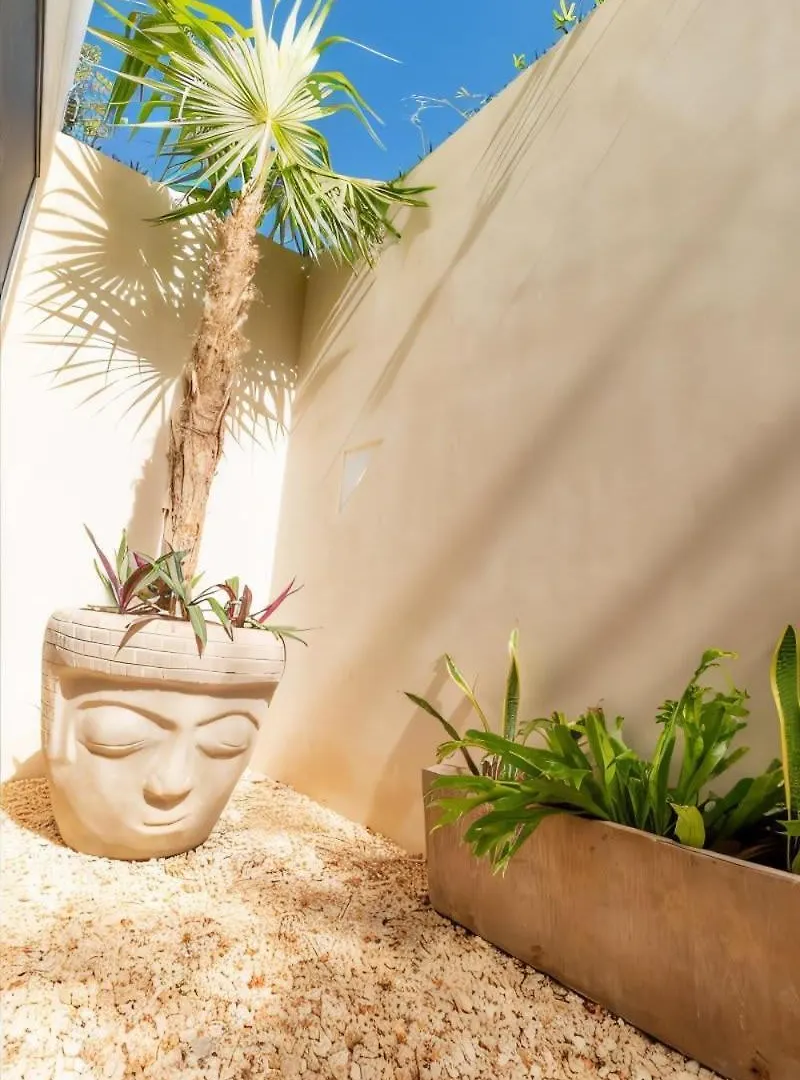 Private Yard & Cool Tub Wifi 1 Bed 3 Guest Apartment Tulum Mexico