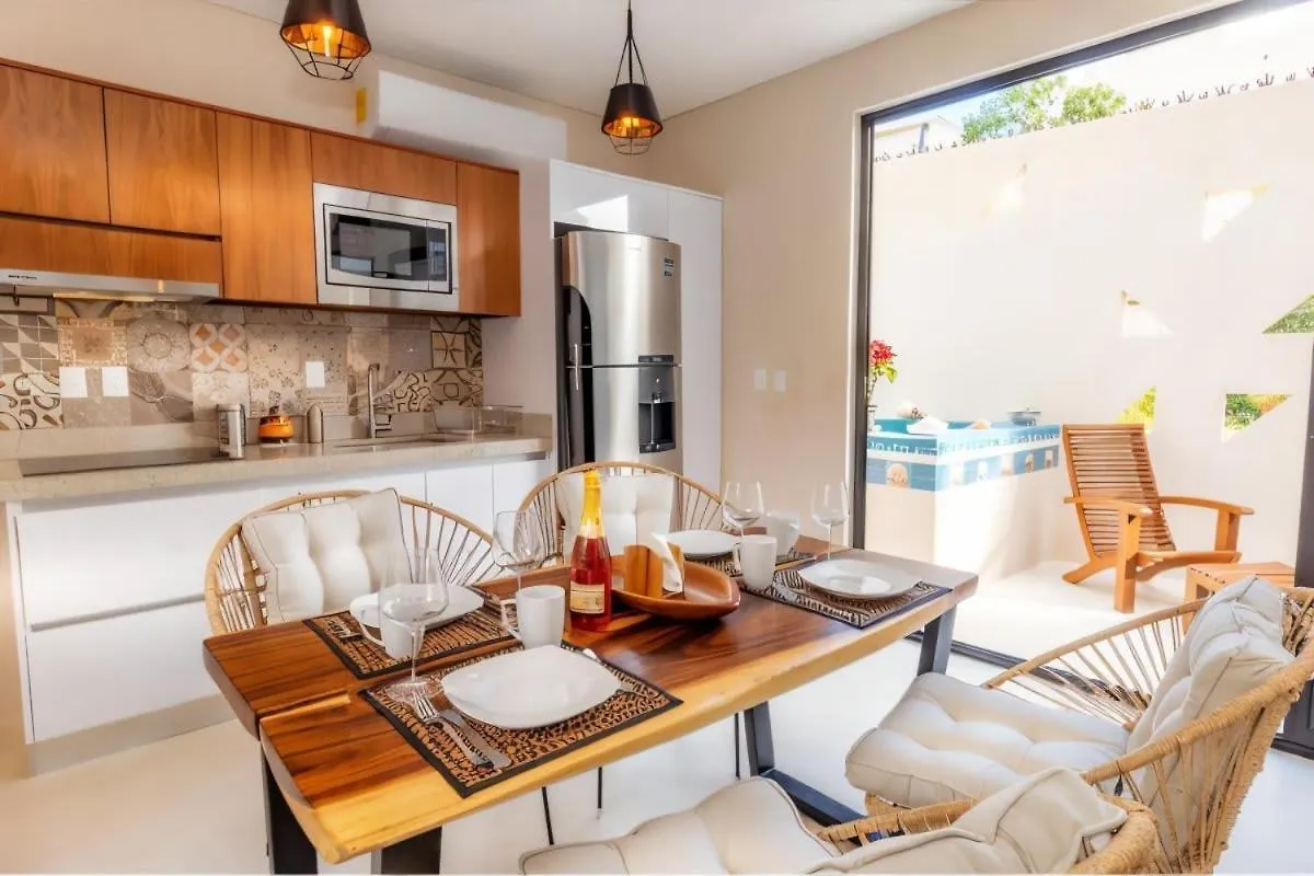 דירות טולום Private Yard & Cool Tub Wifi 1 Bed 3 Guest