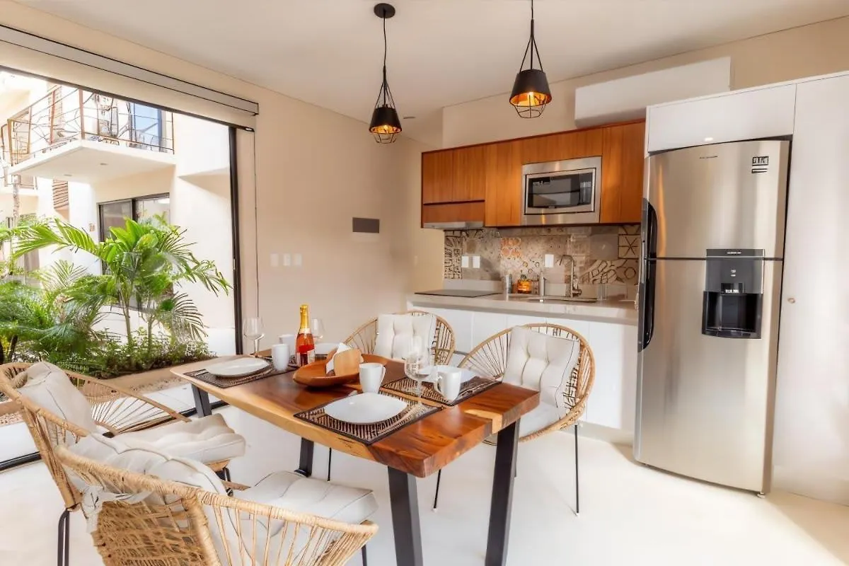 דירות טולום Private Yard & Cool Tub Wifi 1 Bed 3 Guest